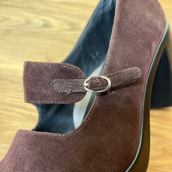 SOLD// Dansko Tara Mary Janes Pumps High Heels Shoes Suede Leather 42 11.5 12 - Picture 6 of 10